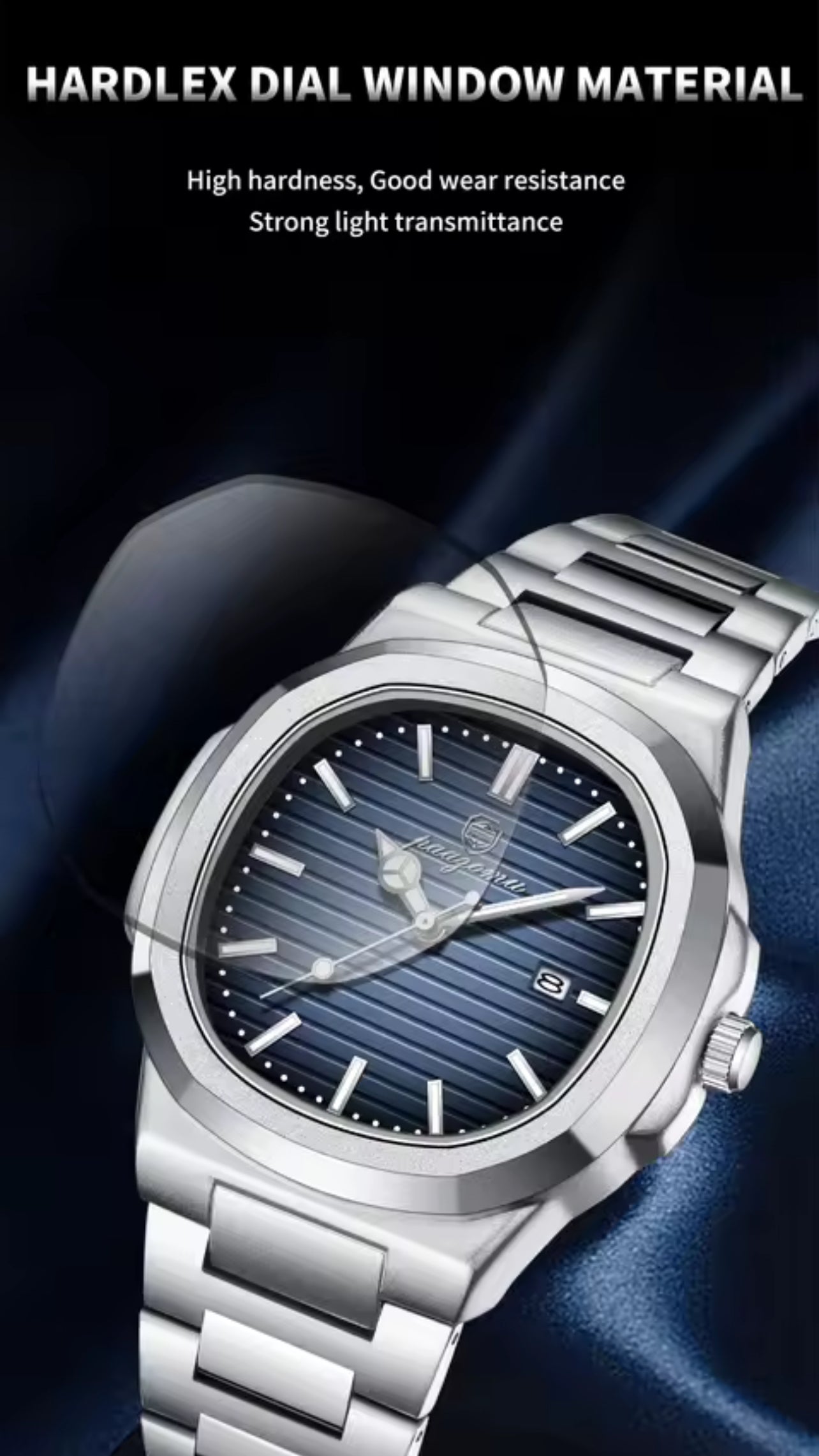 POEDAGAR Square Luxury Men